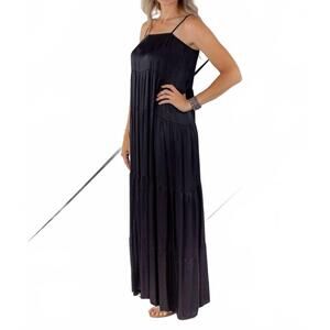 NEW SOFIA COLLECTIONS jenna maxi dress in black